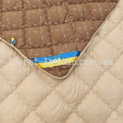 Ковдра Холофайбер коричнева